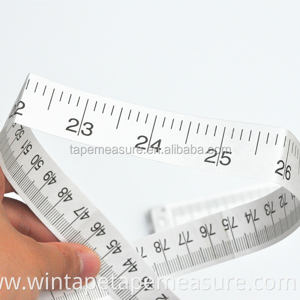 1.5 m/Custom dupont Infant Paper Tape Measures ruler for measuring baby head for disposable medical gift with Your Logo